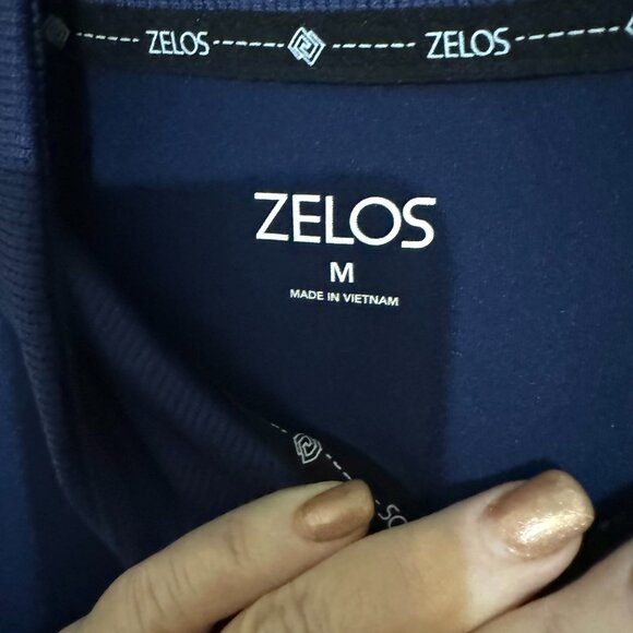 * ❤️NWT NAVY/TEAL WORKOUT/CASUAL ZIPPER FRONT JACKET   MEDIUM - Picture 8 of 8